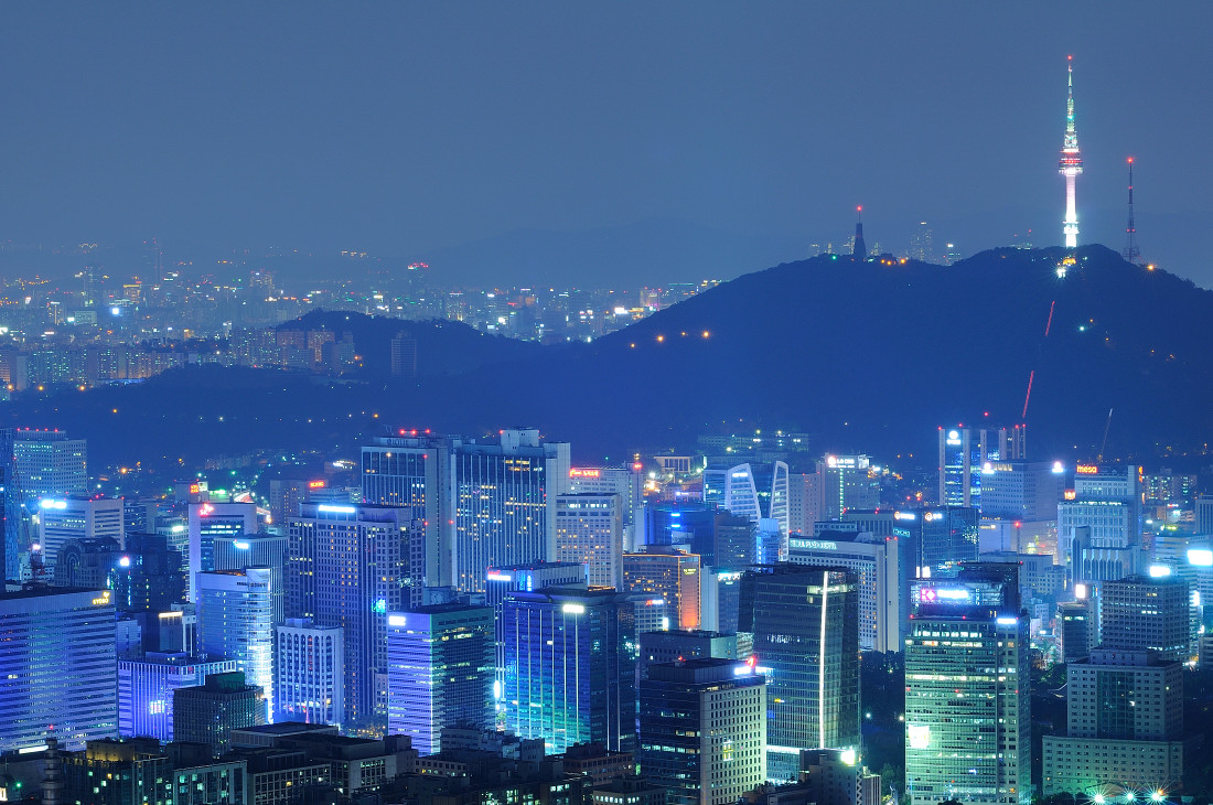 杭州上城区湖滨步行街改善夜景照明